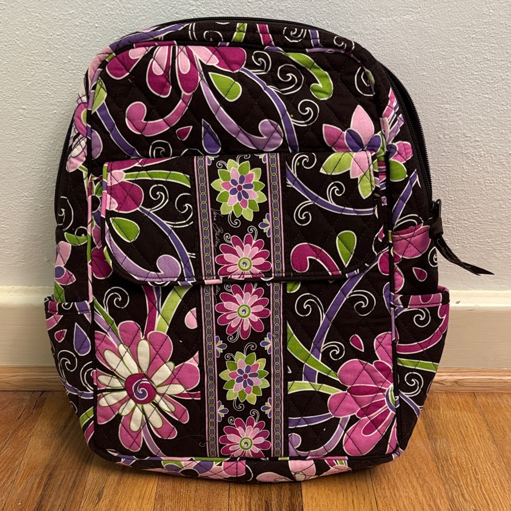 Vera Bradley Mini Backpack in Purple Punch